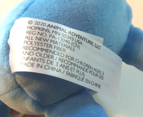 Animal Adventure 2020 Alce Azul Peluche Reno Ciervo Juguete Suave 10" - Imagen 5 de 6