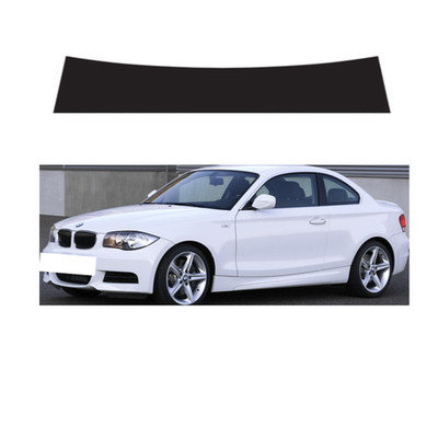 BMW 1er Sunstrip - 2007 - 2013 E82 Coupe - vorgeschnittene Sonnenleiste