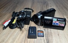 Sony HDR-CX130 Handycam Digital Video Camera with Charger SD Card FULLY TESTED