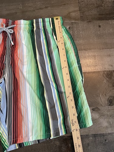 Vilebrequin Multi Colored Striped 7" Swim Trunks Shorts Men's 3XL - Picture 11 of 11