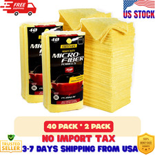 2 pack Platinum Series 40 Pack Premium Microfiber Auto and Home Towels