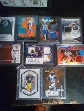 NFL Patch/Auto 8 Card Lot