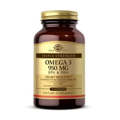 4/28 Omega-3 ''950'' mg Solgar 50 Softgel