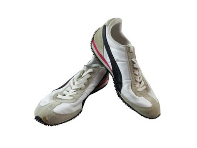 Puma Speeder 350913 14 Damen Schuhe Sneaker Gr. 38 weiß Leder Turnschuhe (21345)