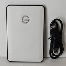 G-Technology 0G02361 G-Drive Slim USB 3.0 500GB Portable Hard drive TESTED Works