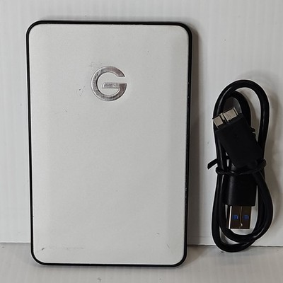 G-Technology 0G02361 G-Drive Slim USB 3.0 500GB Portable Hard drive TESTED Works