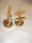 Vintage Swank MOP and GoldTone  Cuff Links Vintage Gold Tone Register Nurse — photo 4