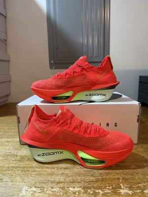 Women's Size 6-7.5 Nike Alphafly Next% 3 Running Crimson Lime New
