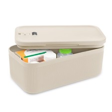 Medication Lock Box with Combination Lock, Keyless Small Box for Fridge Pills...