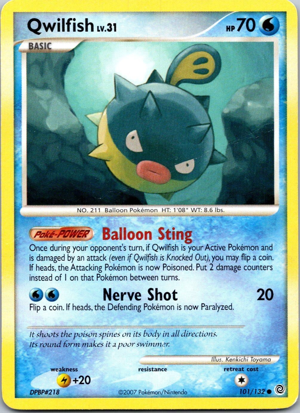 QWILFISH - 101/132 - SECRET WONDERS - - HP