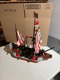 Lego 7075 Captain Redbeard's Pirate Ship, box, manual, instructions