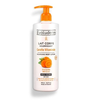 Evoluderm Lait Corps Nourishing Carotte Body Lotion - 500 ml