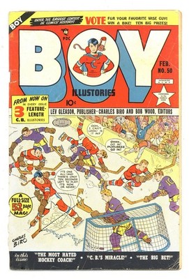 BOY COMICS #50 2.0 CHARLES BIRO ART & STORY LEV GLEASON OW/W PGS 1950 B