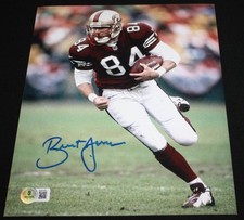 Brent Jones signed 8 x 10, San Francisco 49ers, Beckett BAS BU57003