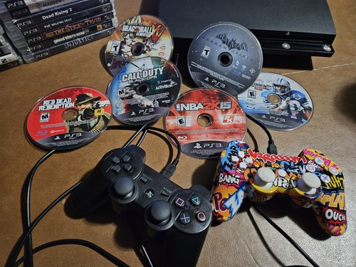 Sony PS3 Console - 2 Controller + 26 Game Lot - See Pics And Description - Picture 2 of 7