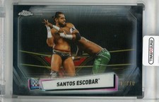 2021 Topps Chrome WWE Santos Escobar Image Variations Black Refractor /10