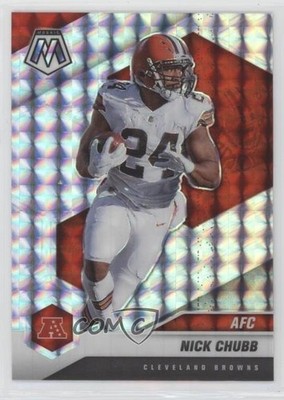 2021 Panini Mosaic Variations AFC Mosaic Prizm Nick Chubb #231 e9p