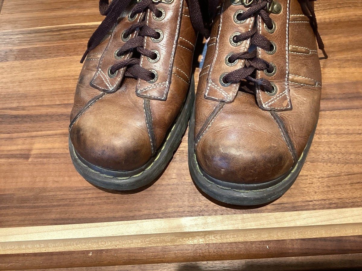 Dr. Martens 9764 Mens Sz 7 M Brown Leather Casual Oxfords