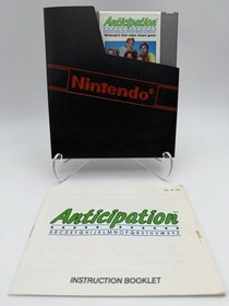 Anticipation NES Nintendo With Instruction Booklet - Very Good Condition