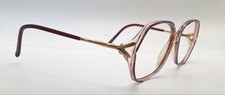 Blue Ribbon For Marchon BR22 Burgundy Oval Sunglasses FRAMES ONLY
