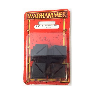 GW Mini Base 20mm Square Slotta Bases Pack New