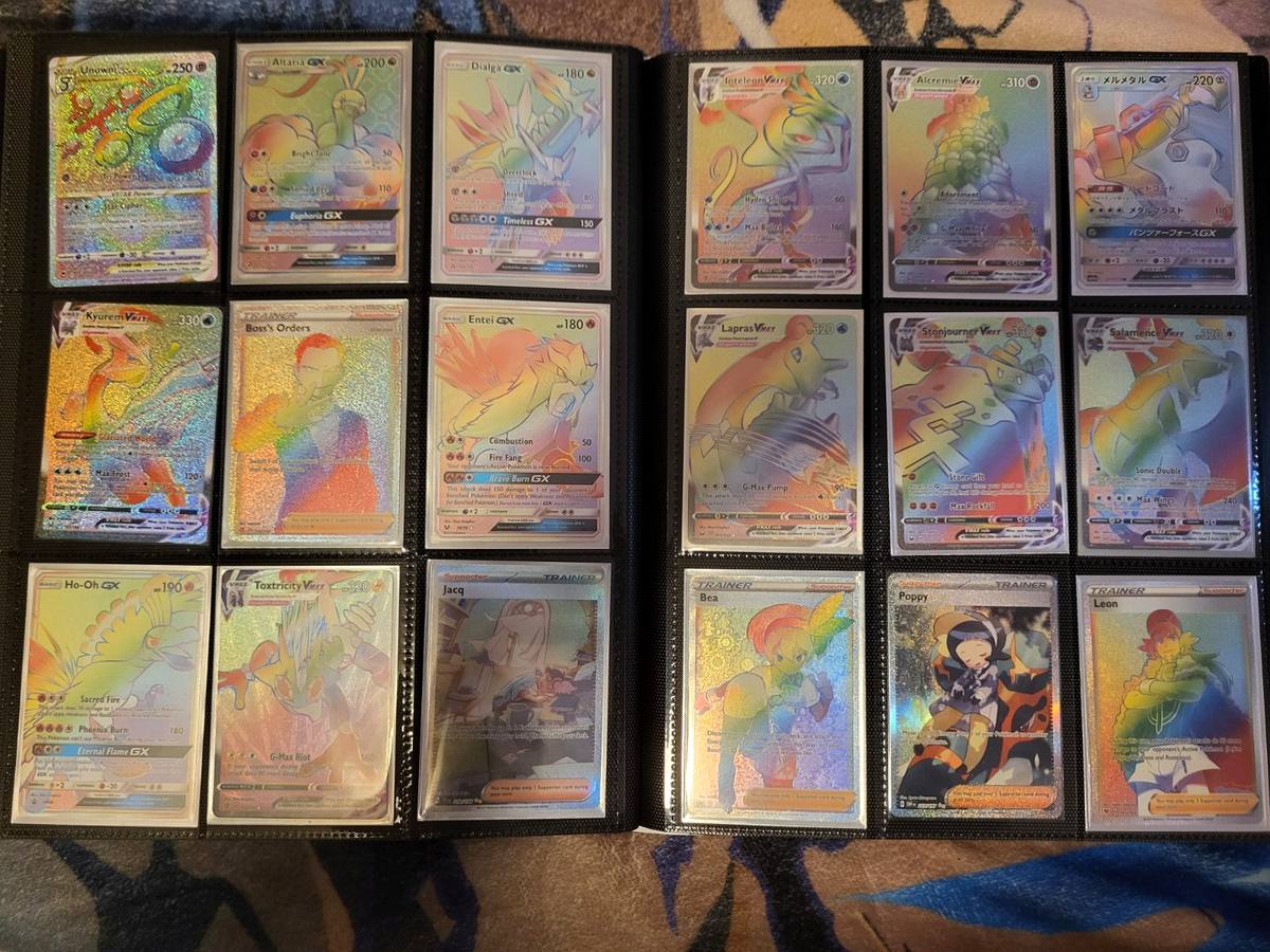 Pokemon 10+ Ultra Rares or better + Rainbow rare or Gold card per lot(read  desc)
