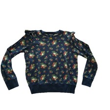 Polo Ralph Lauren Girl's Flower Print Sweatshirt Size XL 16 Color Multi
