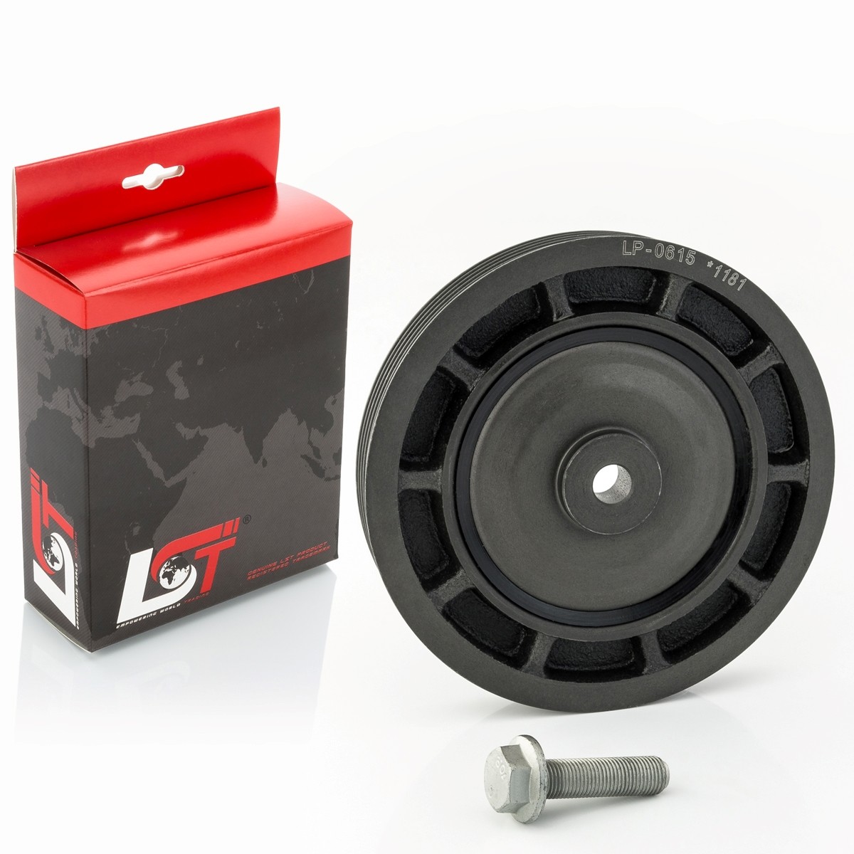 Pulley Crankshaft Vibration Damper for RENAULT Trafic II 2 - 1.9 DCI