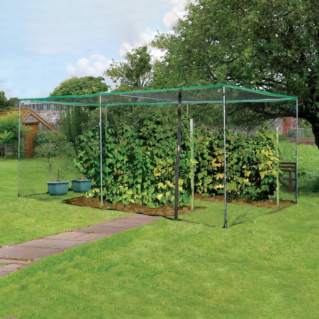 Walk In Fruit Cage 2.5x5m Heavy Duty Garden Veg Cage Netting Allotment