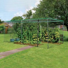 Image of Walk In Fruit Cage 2.5x5m Heavy Duty Garden Veg Cage Netting Allotment