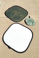 Westcott Illuminator Reflector 4-in-1 42 Inch Diffuser Kit White, Gold, Silver