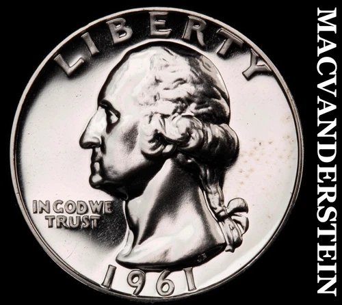 1961 Washington Quarter- Silver Choice Gem Proof Luster #i3734