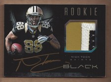 2012 Panini Black Football Rookie Signature Materials Prime Guide 36