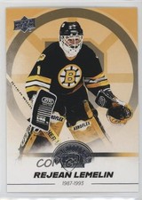 2023-24 Upper Deck Boston Bruins Centennial Box Set Rejean Lemelin #30 1ho4