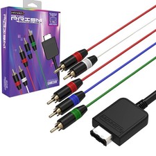 Retro-Bit Retro Prism Component Cable for Gamecube 6ft / 1.8m, Black
