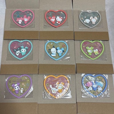 TWICE LOVELYS x Sanrio Clear Rubber Coaster Complete Set 9pcs Bandai Japan