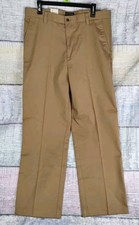 VTG Dockers Recode Men  s Khakis Relaxed Flat Front Pants Actual Size 36 x 32 NWT