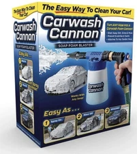 Nozzle Spray Car Wash Gun Cannon Soap Foam Dirt Dust Blaster Hose Thick Sprayer