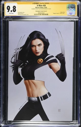X-Men #20 X-23 JTC VARIANT CGC SS 9.8 signed John Tyler Christopher NM/MT