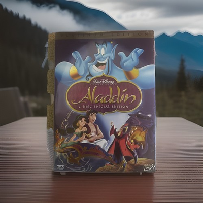 #ad Disney Aladdin 2 Disc Platinum Edition DVD New Sealed in Sleeve w Slipcase $9.44