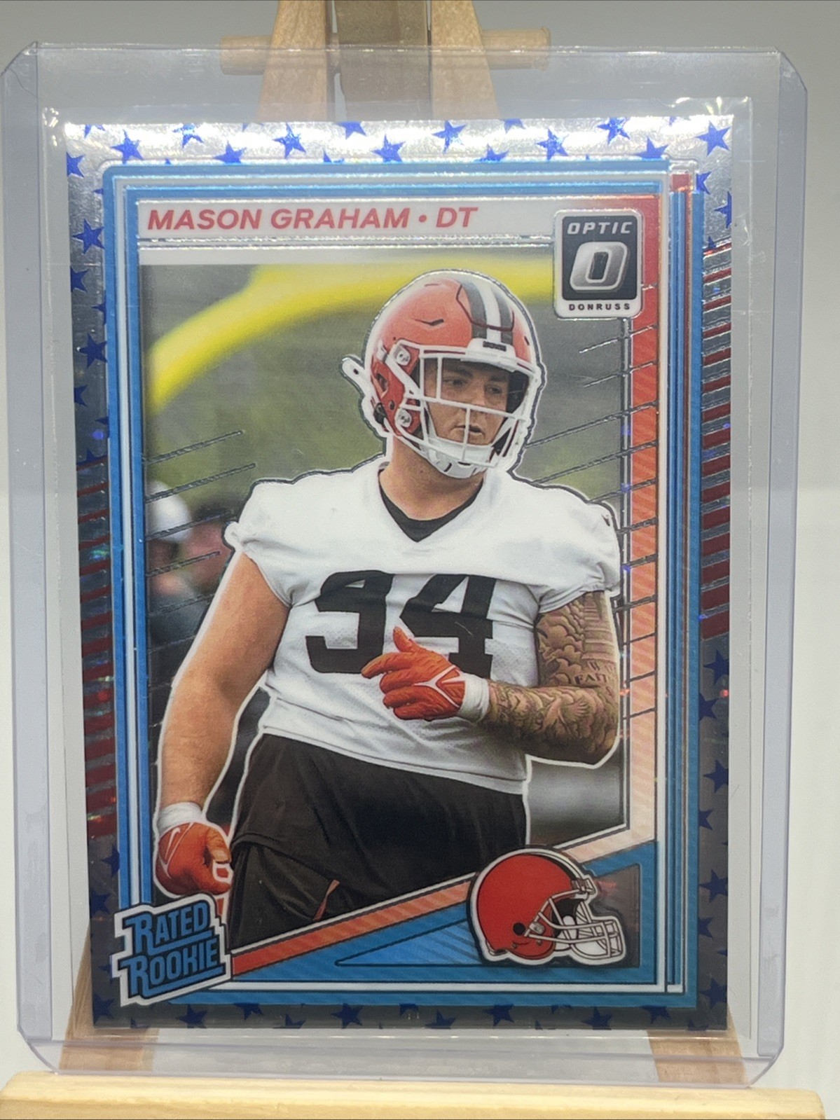 2025 Panini Donruss Optic - Rated Rookie Mason Graham #206 Stars Prizm (RC)