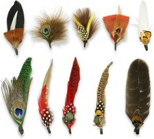 10 plumas para sombrero, plumas naturales de pavo real para sombreros