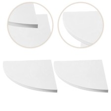 3Pcs Round End Bookshelf Display Racks Decoration for Bedroom Living Decor