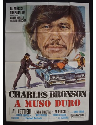 manifesto A MUSO DURO charles bronson al lettieri linda cristal lee purcell A93