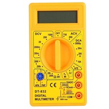 Digital Transistor & Multimeter Diode Tester, Car Auto Test AC DC Volt Voltmeter