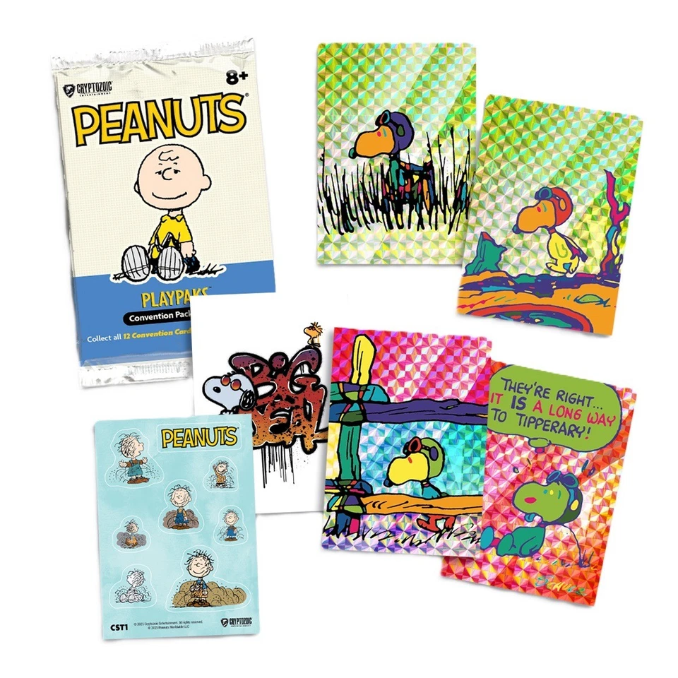 SDCC 2025 Exclusive Cryptozoic PEANUTS Playpak Convention Packs 1 and 2 RARE NEW - Image 3 of 3