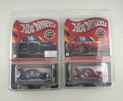 Hot Wheels Red Line Club RLC Exclusive Blue And Red Porsche
