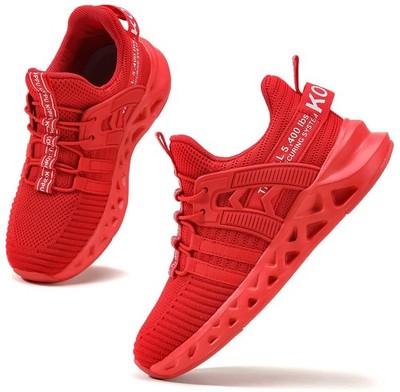 Kid's Boys/Girls Kids Running Shoes (1.5, Red)