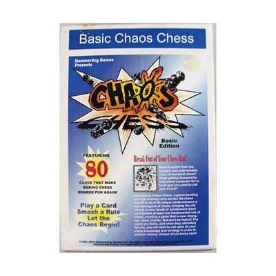 Hammerdog Boardgame Chaos Chess (Basic Ed) Box VG+/NM