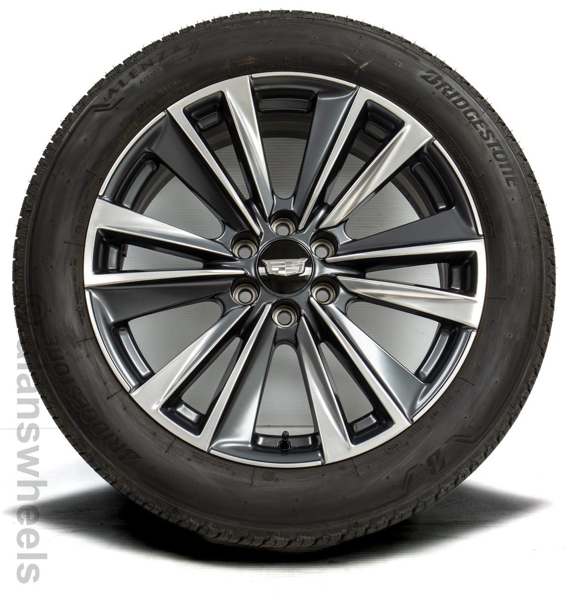 ④Audi タイヤ 4 Cadillac Escalade Sport 22” Factory OEM Polished Dark Android